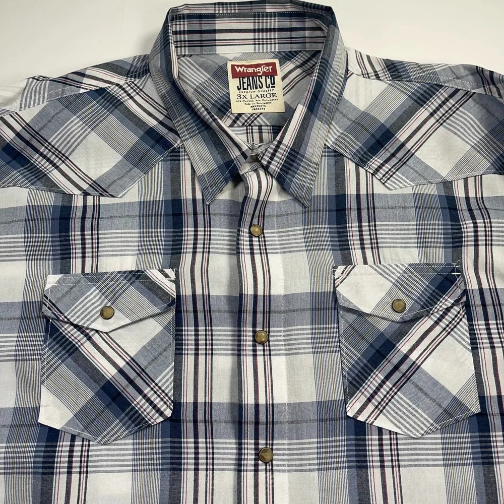 Wrangler, Long-sleeve Shirt, Men's 3XL, In great Condition - Picture 5 of 6